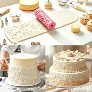 Rullo per Texture in Argilla Polimerica Senza BPA, Rullo 3D per Goffratura a Foglia e Ramo, per Fai da Te, Pasticceria, Artigianato, Sicuro per Alimenti - Product Image 4