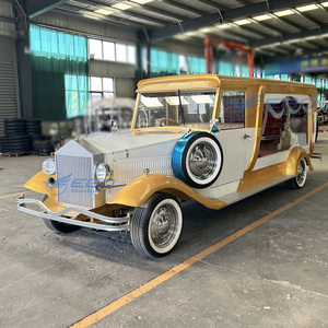 Carroza Fúnebre Eléctrica de Lujo Estilo Retro Rolls-Royce Platinum para Funerarias, Coche Fúnebre de Lujo Dedicado para Ataúdes - Product Image 6