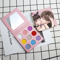 Nude Lidschatten-Palette Benutzer definierte Lidschatten-Palette Private Label 5G Wasserdichtes Lidschatten pulver Dry Deep Sace Lady Lidschatten