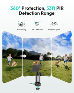 Botslab IQ Smart <b>Security</b> <b>Camera</b> W510 Outdoor <b>Wireless</b> <b>camera</b> <b>System</b> with Night Vision and AI Face Recognition - Product Image 6