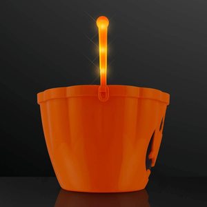 Decoración de fiesta de Halloween Niños <span class=keywords><strong>Jack</strong></span> <span class=keywords><strong>O</strong></span> <span class=keywords><strong>Lantern</strong></span> Trick or Treat Cubo Light Up Halloween Candy Pumpkin Bucket - Product Image 2