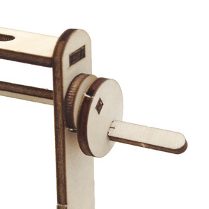 Kit de Ciencia con Polea de Madera, Juguete Educativo de Ensamblaje Manual para Niños de 7 a 9 Años, Modelo de Aprendizaje STEM - Product Image 3