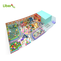Proyek Taman Bermain Dalam Ruangan Komersial Solusi Lengkap Gaya Macaron Town, Taman Bermain Dalam Ruangan Soft Play untuk Mal dan Taman Anak