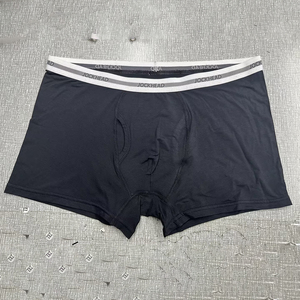 Calzoncillos bóxer blancos CELINNE para hombre, de talle medio, 100% algodón, transpirables, de punto, de color liso, con abertura frontal. - Product Image 3