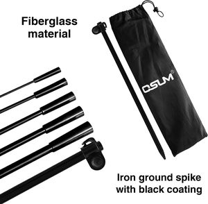 Venta caliente <span class=keywords><strong>Agente</strong></span> de bienes raíces Bandera de señal de Casa Abierta con kit de Poste/Estaca de tierra, Señal de apertura sin viento Bandera de publicidad comercial - Product Image 6