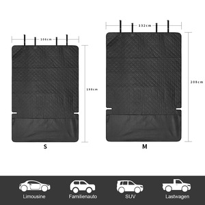 Alfombra para Mascotas para Auto, Tela Oxford Impermeable, Rectangular, Talla S 42x78 Pulgadas, para Cubrir el Asiento Trasero de SUV - Product Image 5
