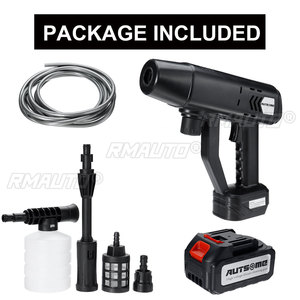 Hidrolavadora Eléctrica Inalámbrica de Alta Presión de 35 Bares y 10000 mAh, Pistola de Agua Recargable para Lavado de Autos, Compatible con Batería Makita de 18V - Product Image 6