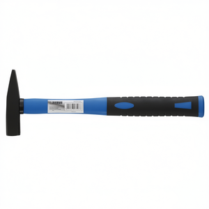 Marteau de type allemand Fervi, 16 oz, tête en acier, manche bleu, pour travaux métalliques et menuiserie - Product Image 2