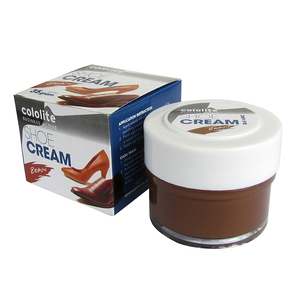 Cololite High Quality 35gr Brown Shoe Care Cream with Applicator Liquid Shoe <b>Polish</b> Product - Product Image 1