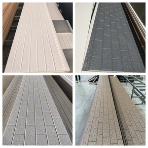 Pannello Murale <span class=keywords><strong>in</strong></span> <span class=keywords><strong>Finta</strong></span> Pietra PU, Rivestimento per Facciate <span class=keywords><strong>in</strong></span> Metallo Intagliato, Pannello Sandwich Isolato per Ville e Hotel - Product Image 2