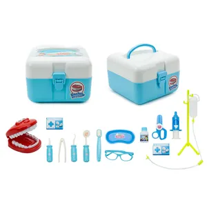 热卖儿童医生玩具套装注射工具玩家用仿真药盒牙医套装牙齿护理医生玩具