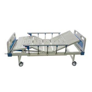 Adjustable Paralyzed Patient Rotating Medical Manual 2 cranks manual paramount hospital Bed for Disabled