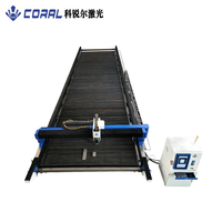 CORAL CRL-14032AD Máquina de Corte Láser de Fibra de Gran Formato de 30000W para Rieles de Suelo, Cortadora CNC de Metal de Alta Resistencia con PLT