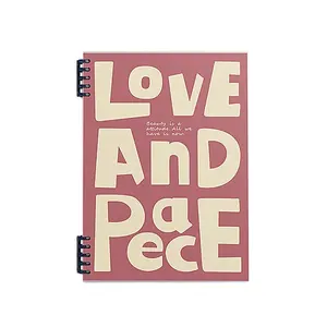 Benutzer definierte hübsche Abdeckung Produkt Loose Leaf School Notebook Übungs bedarf Kompositions buch