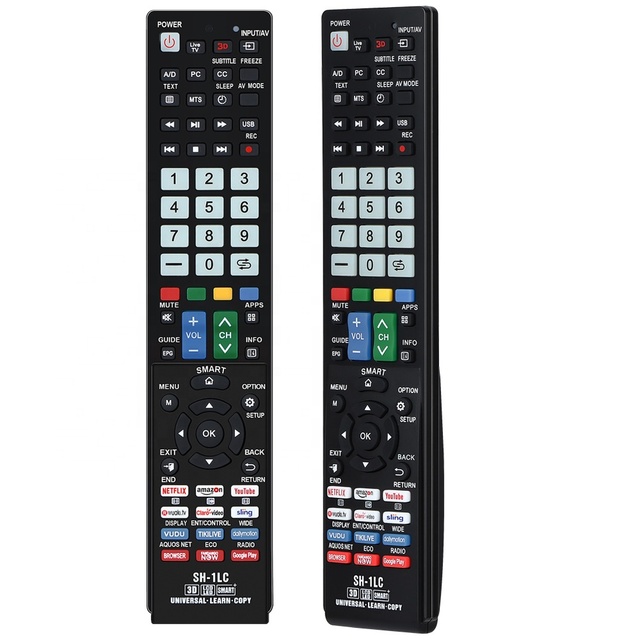 SH-1LC Universal Remote Control Use for Sharp Tv and Use for Hisense Tv With Learning Function