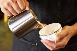 Tazza moderna in acciaio inox per caffè <span class=keywords><strong>Espresso</strong></span> Cappuccino Latte Art molteplici capacità con scala in metallo - Product Image 6