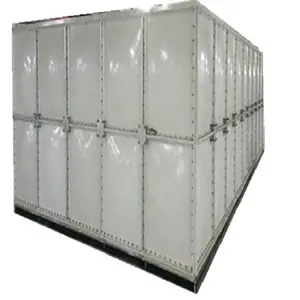 Color customized Red Green White Gray FRP SMC panels assembled water tank