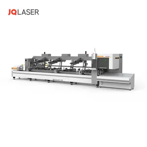 JQLASER 1500w 2000w 3000w Tube Laser Cutting Machine/ Carbon Stainless Steel Aluminum Laser Pipe Cutting Machine