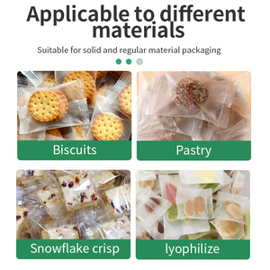 Machine d'emballage automatique de papier flowpack pour bonbons sucrés, machine d'emballage de type coussin, <span class=keywords><strong>Klein</strong></span> Maquina Embaladora <span class=keywords><strong>Dr</strong></span> Doces Flow Pack - Product Image 4