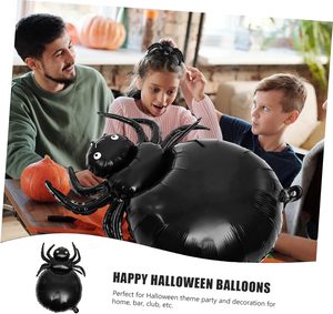 Halloween Black Spider Foil Balloon Cartoon Shape Metallic Party Decoration for Adults - Product Image 6
