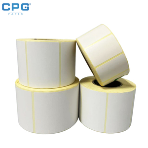 Barcode Printing Paper Adhesive Manufacturer Bulk Shipping Label Sticker Roll for Industrial Shipping Delivery Note - Product Image 1
