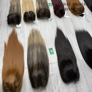 Perruque frontale en cheveux vierges vietnamiens et perruque avec fermeture en dentelle, 100% cheveux humains bruts, dentelle HD transparente - Product Image 5