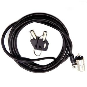 Llave de bloqueo de portátil de cuerda de alambre de acero galvanizado de <span class=keywords><strong>PU</strong></span> universal de gama alta - Product Image 2