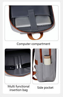 JIANGLIDA - Mochila para Portátil Impermeable para Viajes al Aire Libre, Personalizada, de 16 Pulgadas, Gran Capacidad, para Hombres y Mujeres