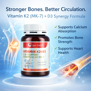 Vitamina K2 de Alta Calidad con Suplemento de D3, Fabricante de Suplementos para la Salud del Corazón y los Huesos, 120 Cápsulas de Vitamina K2 con D3 para Adultos - Product Image 2