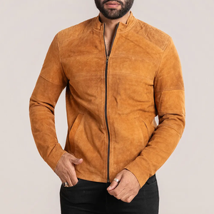 Chaqueta de Invierno Clásica Vintage de Cuero de Oveja Genuino para Hombre The Icon by Gilani - Product Image 3