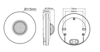 Détecteur de mouvement intérieur ultra-plat Pdlux PD-PIR212-Z à 360 degrés, nouvelle technologie, capteur de présence UFO à montage au plafond, fabriqué en Chine