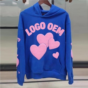 Felpe con Cappuccio Personalizzate di Alta Qualità, Stile Hip-hop, Design con Stampa in Schiuma, Motivi e Lettere, Oversize, <span class=keywords><strong>Maniche</strong></span> Lunghe, Unisex - Product Image 5