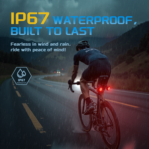 Stock luces traseras delanteras superbrillantes instalación magnética para juego portátil Freno de advertencia de seguridad bicicleta LED faro trasero Luz - Product Image 4