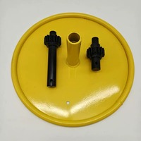 Roue manivelle d'ascenseur et engrenage à vis sans fin et clé de déverrouillage de frein, 16 dents pour pièces de rechange d'ascenseur Xizi Otis / Otis