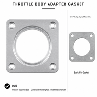 Joint d'adaptation pour boîtier papillon, en acier SPCC, SECC, acier inoxydable, aluminium, laiton, cuivre rouge, joint de remplacement personnalisé pour admission de moteur automobile