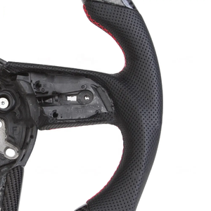 Volant de voiture personnalisé en fibre de carbone véritable fait à la main, adapté à <span class=keywords><strong>Audi</strong></span> <span class=keywords><strong>A4</strong></span> 2021 2022 <span class=keywords><strong>2023</strong></span> 2024 A5 19-25 A3 - Product Image 3