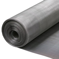 Jaring Kawat SS304 SS316 Paduan Aluminium Anti Nyamuk Jaring Anti Nyamuk Baja Tahan Karat Anyaman Polos Jaring Kawat
