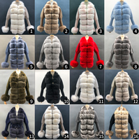 Vente en gros Janefur Pull tricoté en fourrure de renard bordé d'automne et d'hiver pour femmes