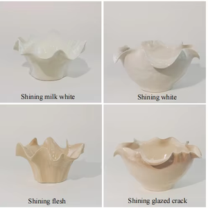 Sampel warna bebas kustomisasi warna baki keramik kerajinan dekorasi rumah untuk Pot bunga dan porselen gaya Nordik untuk pernikahan - Product Image 1