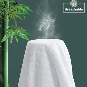 Couvre-matelas <span class=keywords><strong>de</strong></span> refroidissement en fibre <span class=keywords><strong>de</strong></span> bambou jupe extensible imperméable <span class=keywords><strong>anti</strong></span>-acariens et insectes protège-matelas pour enfants Queen Size - Product Image 4