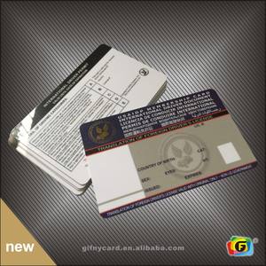 ที่กำหนดเองพิมพ์พีวีซีบัตรประจำตัวประชาชน/พลาสติกตัวอย่างพนักงานบัตรประจำตัวประชาชน - Product Image 4