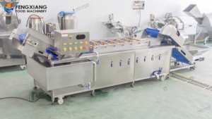 Industriële Spray Luchtbel Groenten En Fruit Wasmachine Met Transportband - Product Image 6