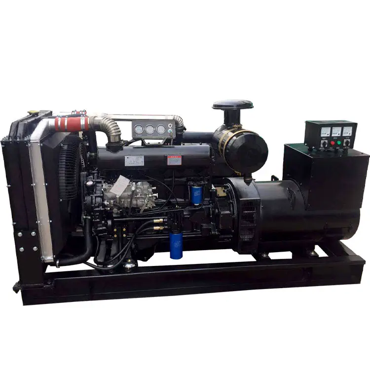 Generator Diesel Weifang 120kW, Set Motor Brushless tembaga murni, filter pmx portabel sistem pendingin air