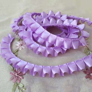 25mm Diy Vestuário Acessórios Costura Lace <span class=keywords><strong>Ribbon</strong></span> Plissado Craft Dress Border Sleeve Collar Cuff Textile Edge Ruffle <span class=keywords><strong>Ribbon</strong></span> Trims - Product Image 5