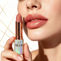 Rouge à lèvres mat velours SILOS 10g - Formule végétale tendance longue tenue et nourrissante fini naturel Marque privée