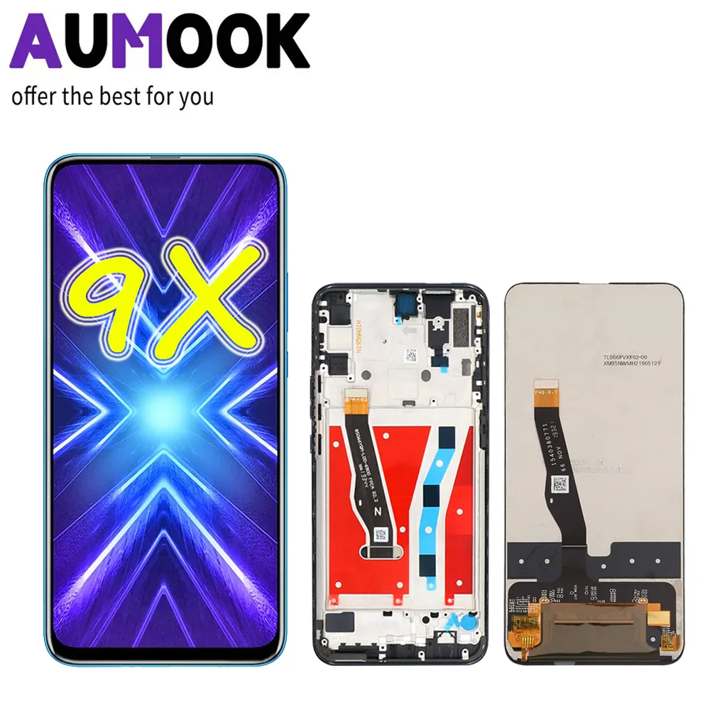 AUMOOK Digitizer Original LCD Display for Huawei P smart Z Y9 prime 2019 for Honor 9x replacement for Huawei Mobile LCDs STK-LX1