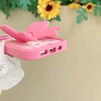 Étui antichoc en silicone véritable avec design 3D étoile et nœud mignon pour 15/14 Pro Max/13/12/11