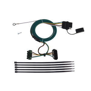 Arnés de cableado de 4 pines para conector de remolque de camioneta C K 88-99, 12 V, aislado con PVC, clasificación IP65, con conectores y bridas de sujeción - Product Image 2