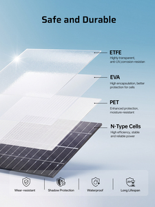 New Type AF-SA400 Monocrystalline Silicon Aluminum Frame Foldable <b>Solar</b> <b>Panels</b> Waterproof <b>Portable</b> AF-SA400 25% Conversion Effic - Product Image 6