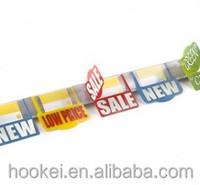 Présentoir publicitaire en PVC pour supermarché Dangler Wobbler Shelf Talker